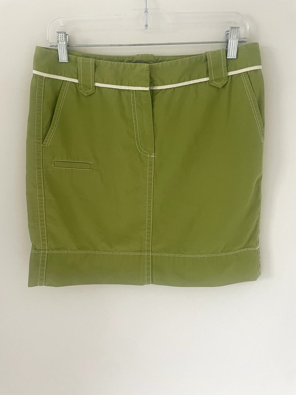 Ann Taylor Retro Lime Green Vintage Skirt Sz 6